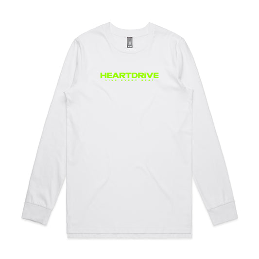 Origin Series LSTEE / WHT w LIME Print